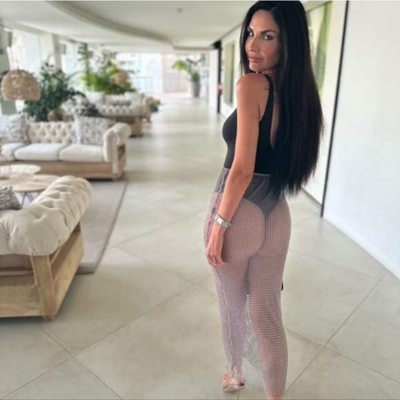 Zara Long mesh skirt - Picture 8 of 9